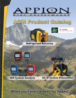 Appion Recovery Equipment