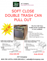 Soft Close Trash Can Pull Outs