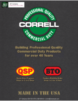 Correll Commercial Duty Products